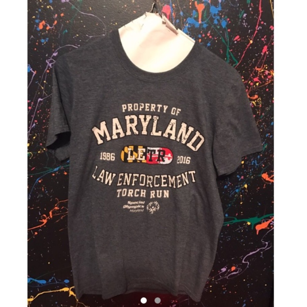 Law Enforcement Torch Run Special Olympics tshirt